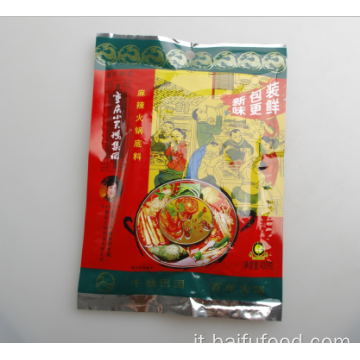 Chongqing piccante fondo piatto caldo materiale 400g